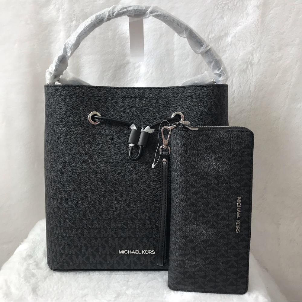 Michael Kors backpack and wallet